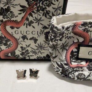 Gucci Butterfly Stud Earrings